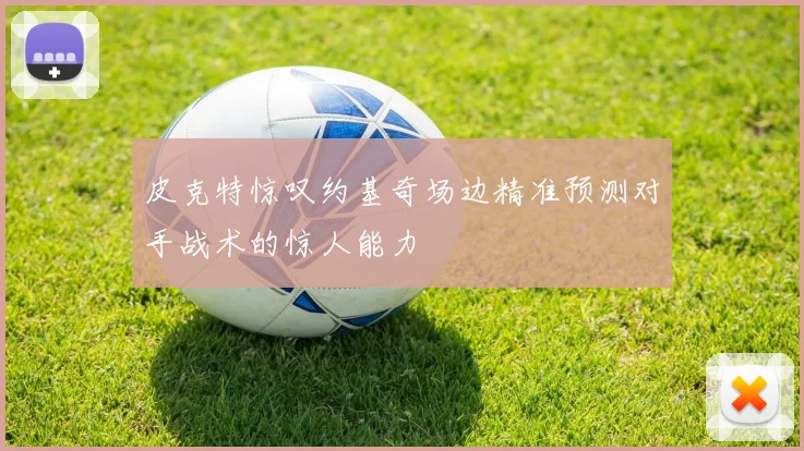 皮克特惊叹约基奇场边精准预测对手战术的惊人能力